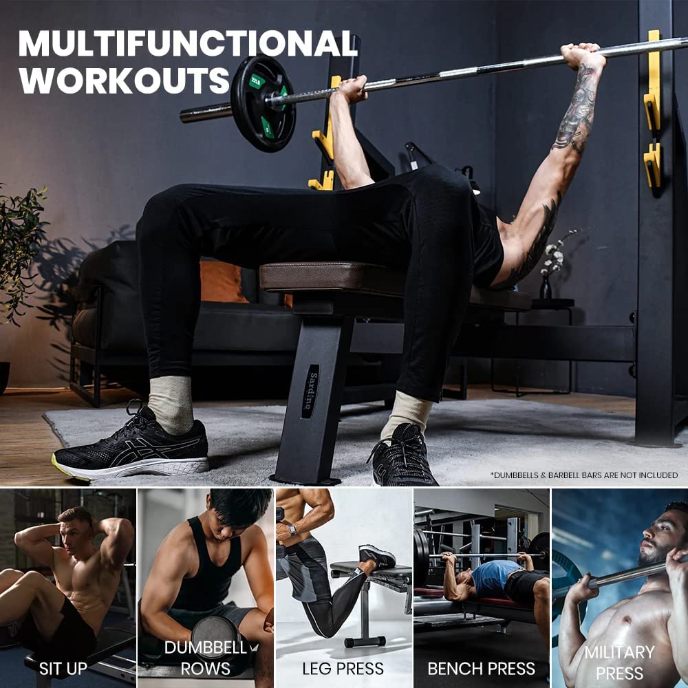 Olympic Flat Weight Bench Press, Gym System
