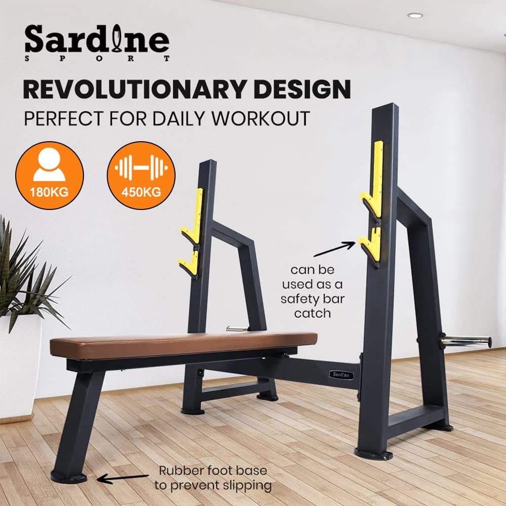 Olympic Flat Weight Bench Press, Gym System