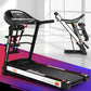Everfit Electric Treadmill 450mm 18kmh 3.5HP Auto Incline Home Gym Run Exercise Machine Fitness Dumbbell Massager Sit Up Bar