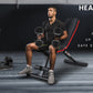 PROFLEX Weight Bench Workout Gym Press Adjustable Lifting Fitness Folding Bands