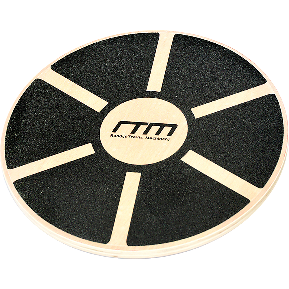 Heavy Duty 15.5 Wooden Balance Board with Non-Slip Pad Fitness"