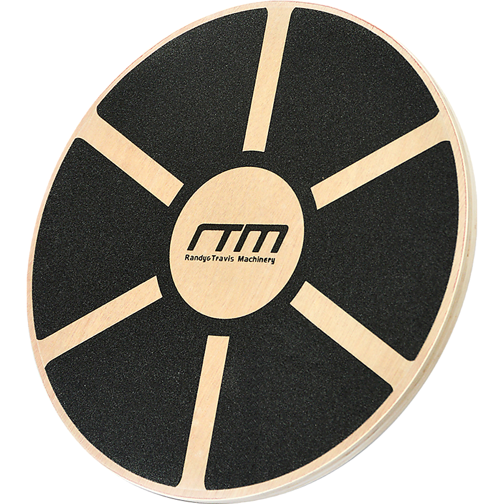 Heavy Duty 15.5 Wooden Balance Board with Non-Slip Pad Fitness"