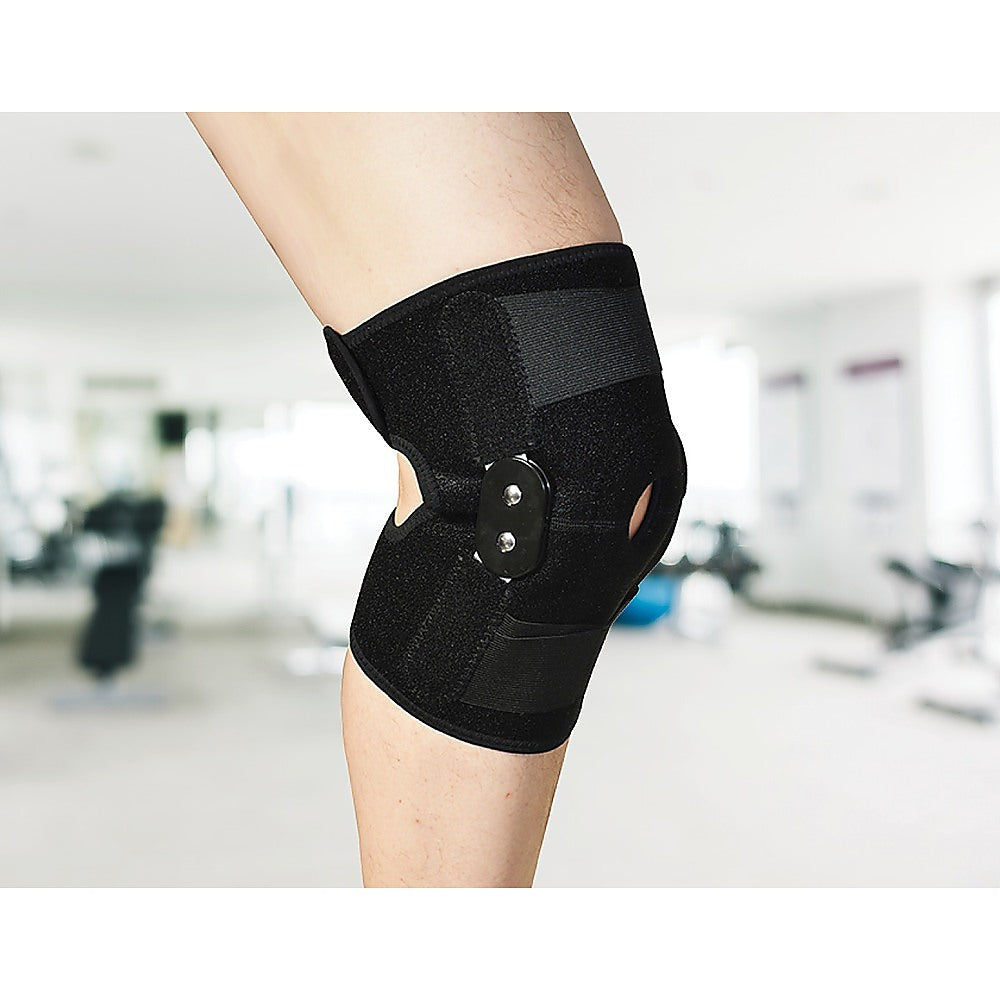 Hinged Full Knee Support Brace Protection Arthritis Injury Sports