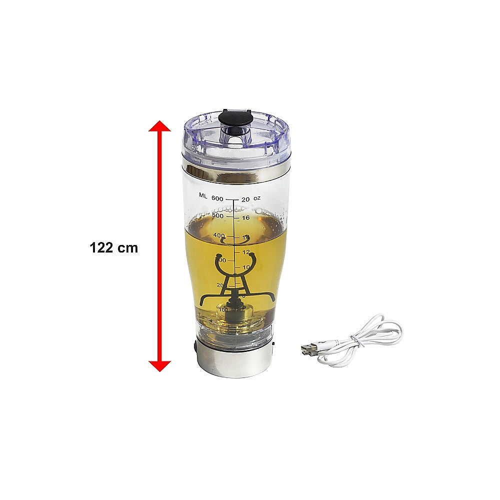 600ml Electric Smart Portable Blender Protein Shaker Detachable Mixer Cup Bottle