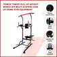 Power Tower Pull Up Weight Bench Dip Multi Station Chin Up Home Gym Equipment
