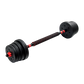 30kg Adjustable Rubber Dumbbell Set Barbell Home GYM Exercise Weights